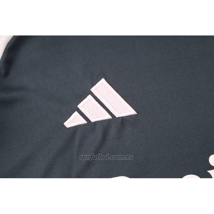 Chandal del Real Madrid Manga Corta 2024-2025 Gris - Pantalon Corto